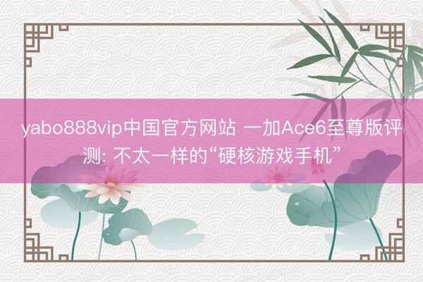 yabo888vip中国官方网站 一加Ace6至尊版评测: 不太一样的“硬核游戏手机”
