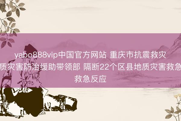 yabo888vip中国官方网站 重庆市抗震救灾和地质灾害防治缓助带领部 隔断22个区县地质灾害救急反应