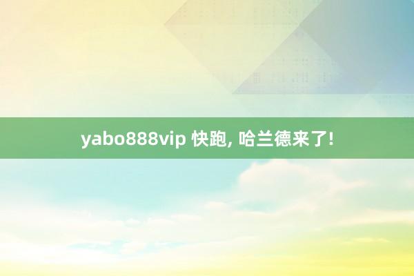 yabo888vip 快跑， 哈兰德来了!